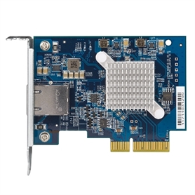 Qnap scheda di rete SINGLE-PORT (10GBASE-T) 10GBE-PCIE GEN3X4-LOW profile per tutti i modelli QXG-10G1T -  - 4713213512739