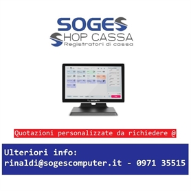 Sistema touch ItalRetail Zucchetti ZA4 POS - touch screen da 12.1" - s.o. android Touch 12,1" ZA4POS