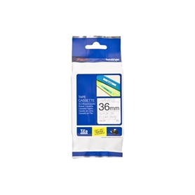 Brother laminato da 36 mm 8 m nero trasparente TZE161 -  - 4977766685023