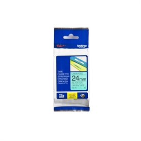 Brother laminato da 24 mm 8 m nero verde TZE751 -  - 4977766692434