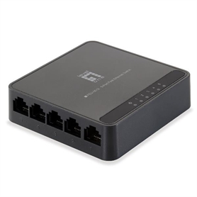 Level one 5-Port fast ethernet switch wall or desktop mounting FEU-0512 -  - 4015867206676
