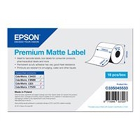 Epson premium - opaca - 102 x 152 mm 225 etichette (1 rotolo(i) x 225) etichette fustellate - per epson TM-C3400-LT. tm C3400, C C33S045533 -  - 8715946537207