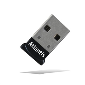 Atlantis land adattatore atlantis mini bluetooth 4.0+EDR CLASSE-2 connessione wireless a 2,1Mbps-Supporto dual mode bluetooth 3. P008-USB06H -  - 8026974016283