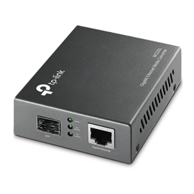 Tp-Link fiber converter gigabit 1000Mbps RJ45 to 1000Mbps sfp slot supporting minigbic modules MC220L -  - 6935364030476