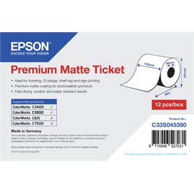Epson rotolo di biglietti premium matte 102MM x 50M C33S045390 - 2 - 8715946527031