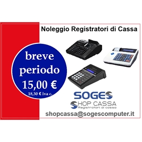 Noleggio breve Registratore di Cassa Telematico